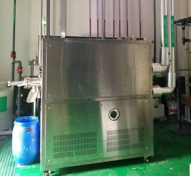 长宁县无锡某电子汽车有限公司ZQ-JJ-1T蒸汽低温结晶蒸发设备制程废液案例